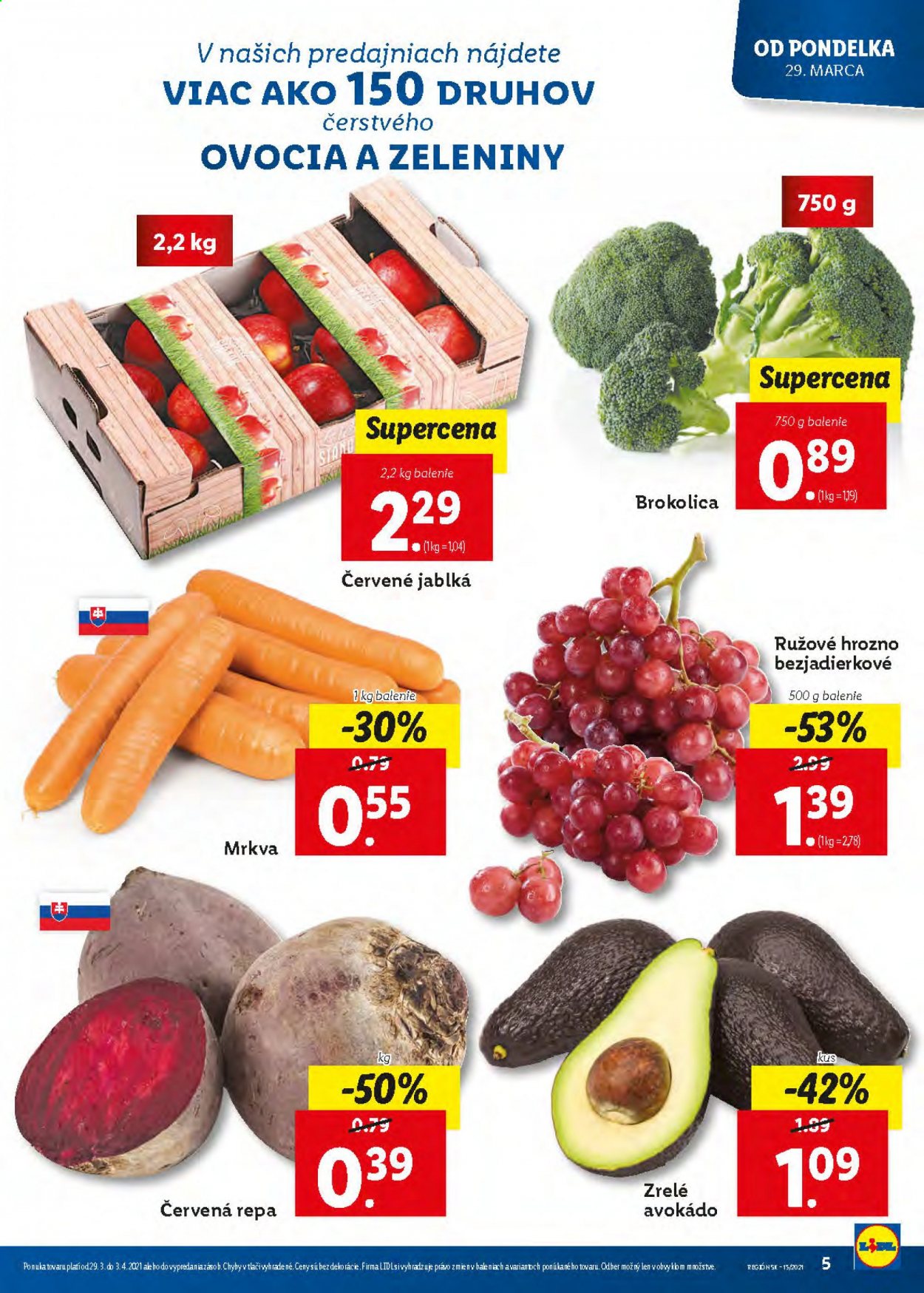 Leták Lidl - 29.3.2021 - 3.4.2021. Strana 5