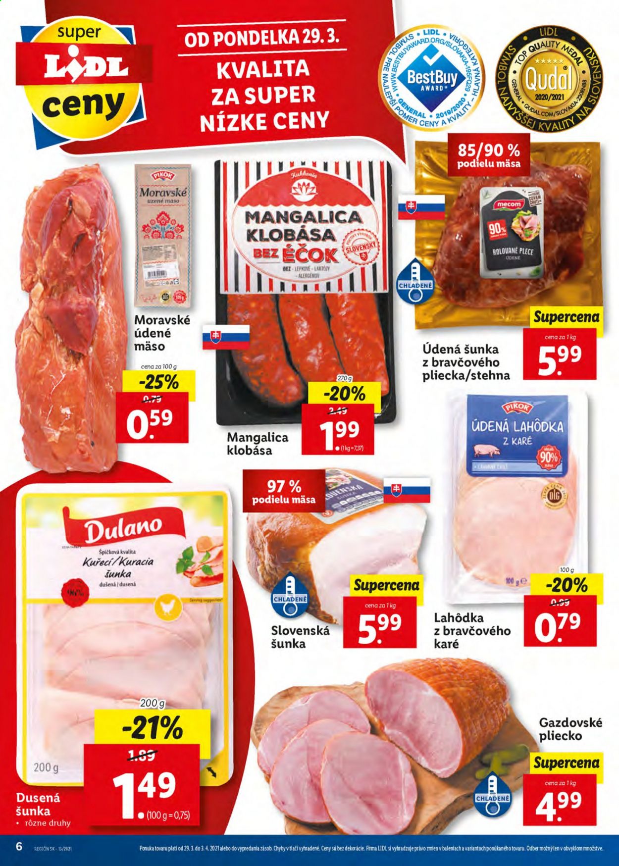 Leták Lidl - 29.3.2021 - 3.4.2021. Strana 6