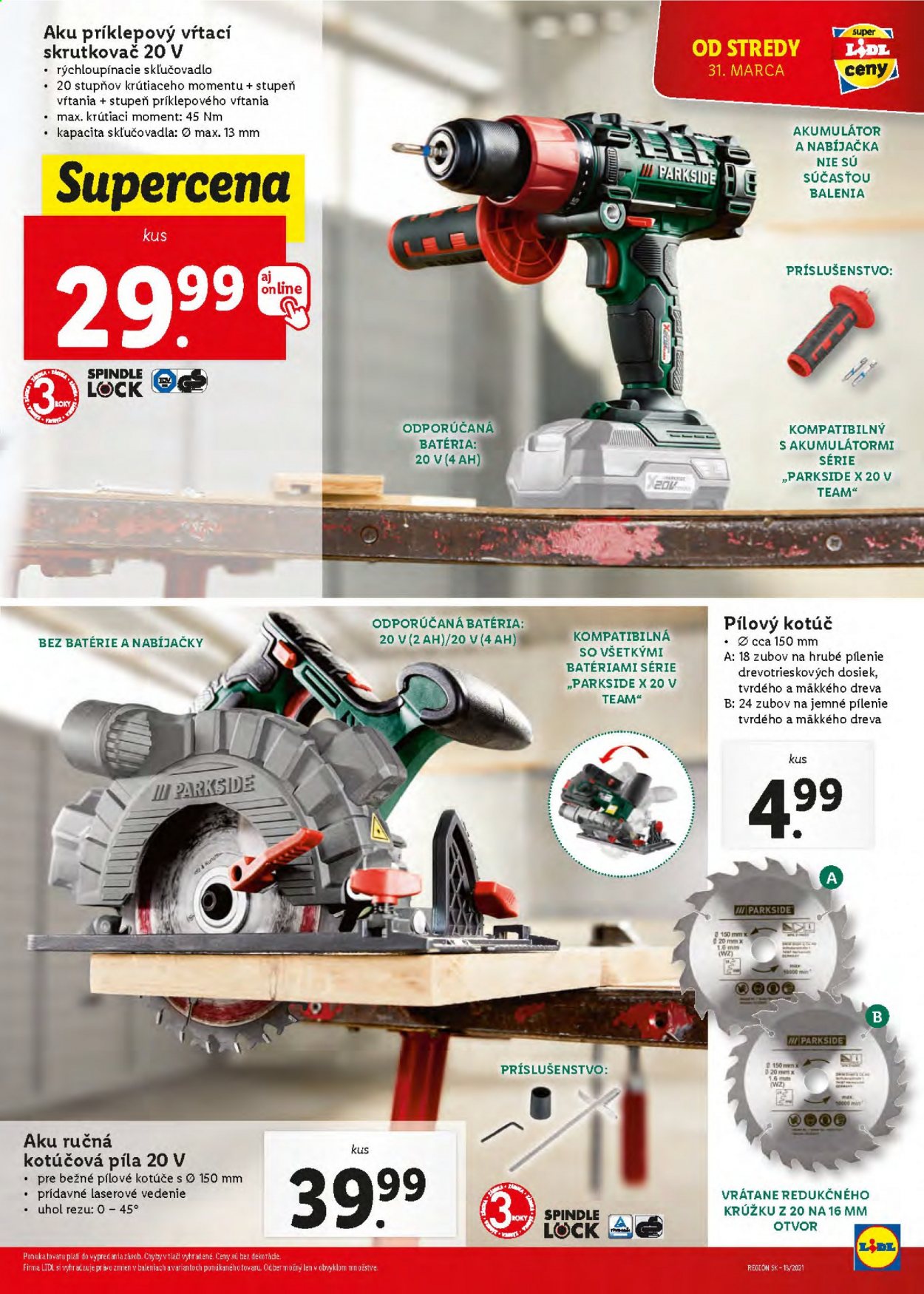 Leták Lidl - 29.3.2021 - 3.4.2021. Strana 44