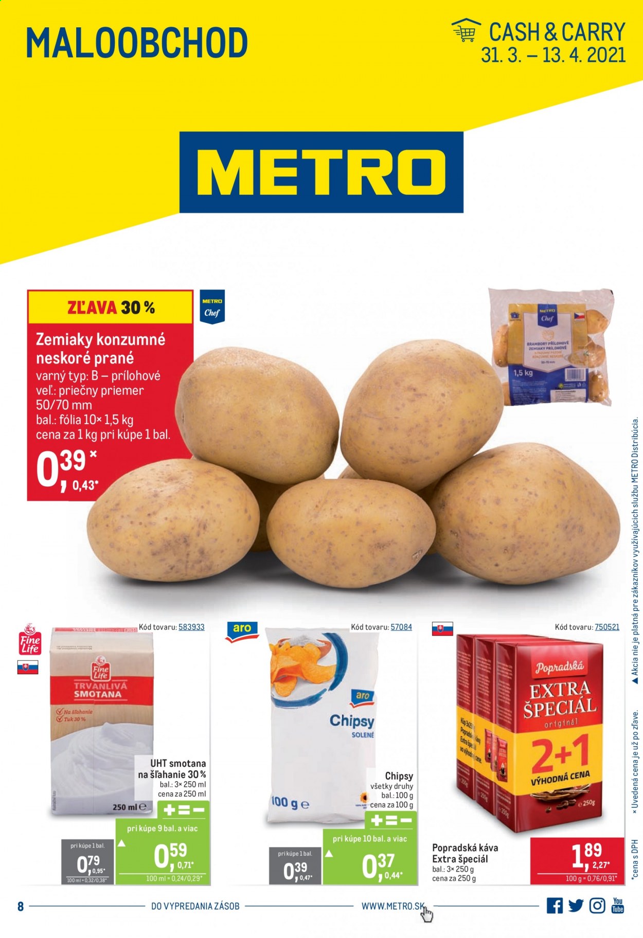 Leták Metro - 31.3.2021 - 13.4.2021. Strana 1