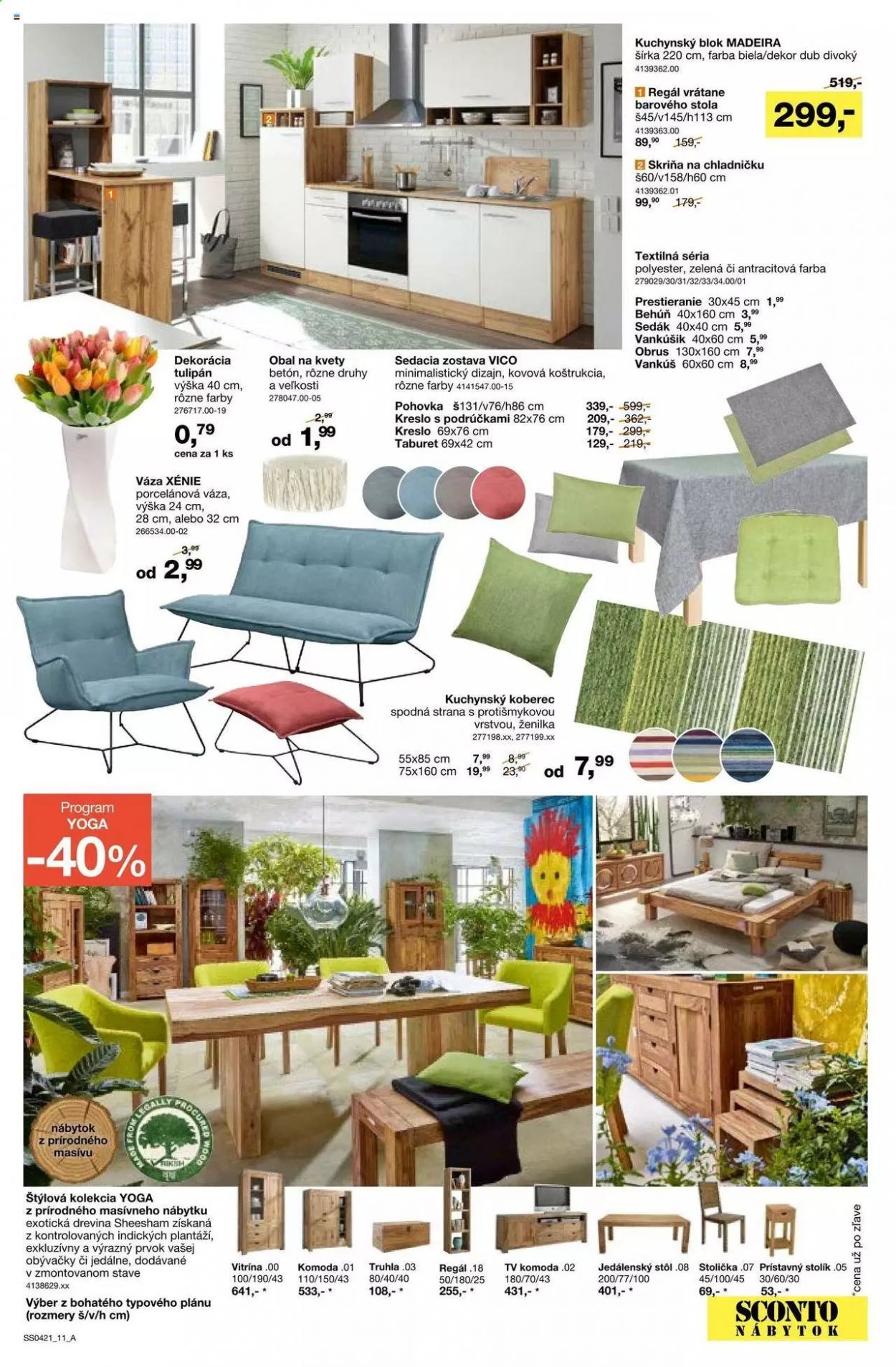 Leták Sconto nábytok - 26.3.2021 - 22.4.2021. Strana 11