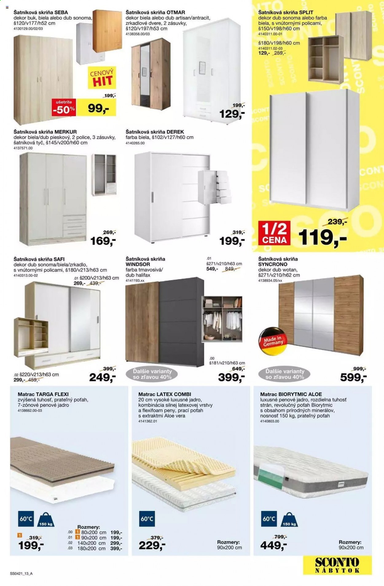 Leták Sconto nábytok - 26.3.2021 - 22.4.2021. Strana 13
