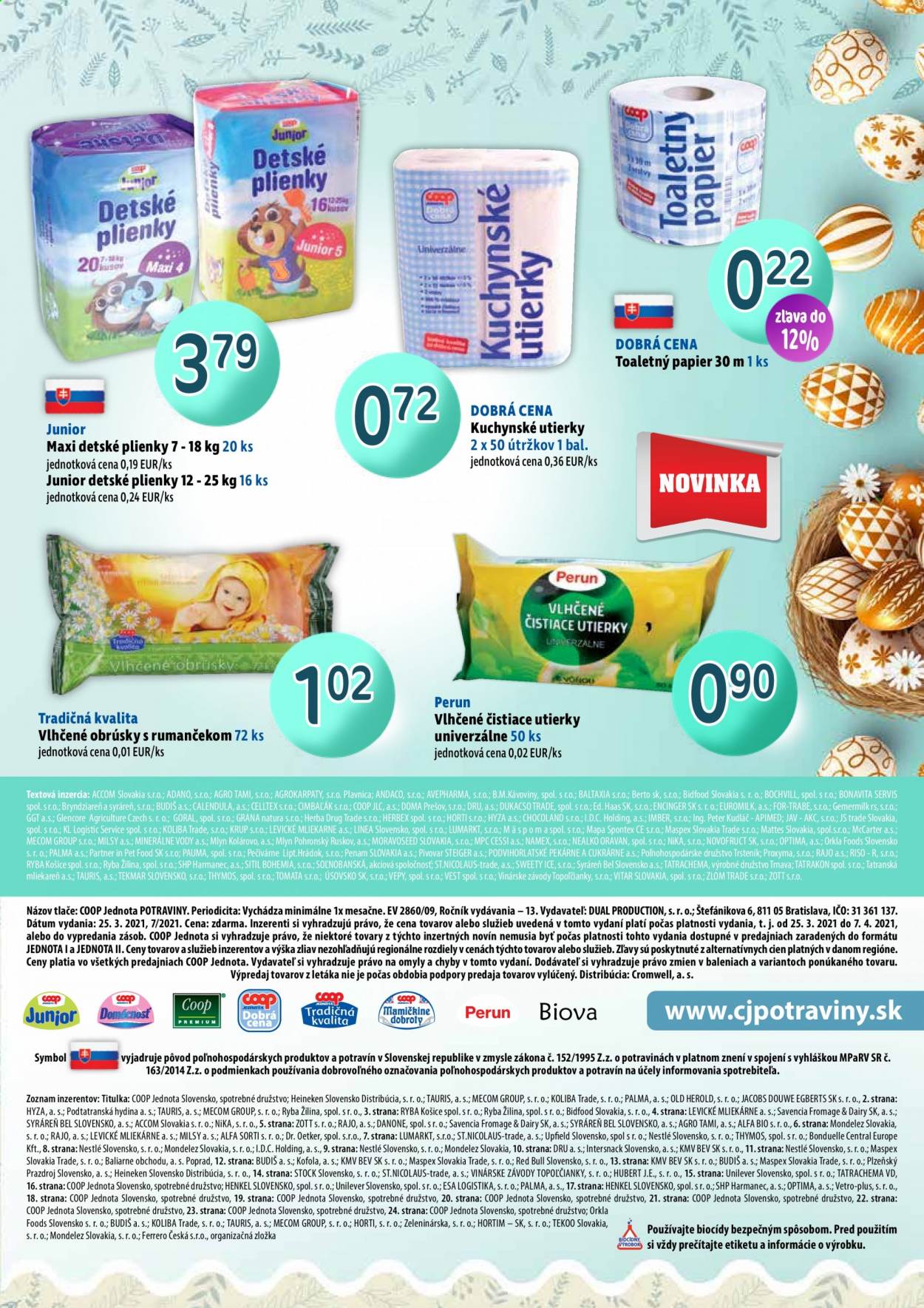 Leták COOP Jednota - 25.3.2021 - 7.4.2021. Strana 23