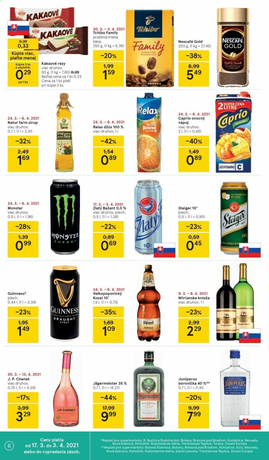 Leták TESCO supermarket - 30.3.2021 - 3.4.2021. Strana 6