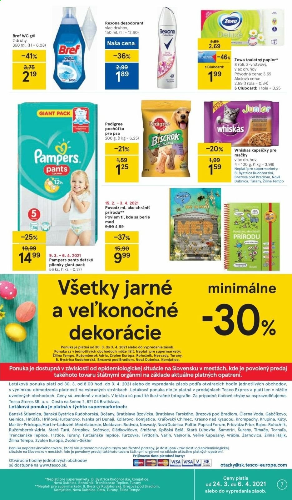 Leták TESCO supermarket - 30.3.2021 - 3.4.2021. Strana 7