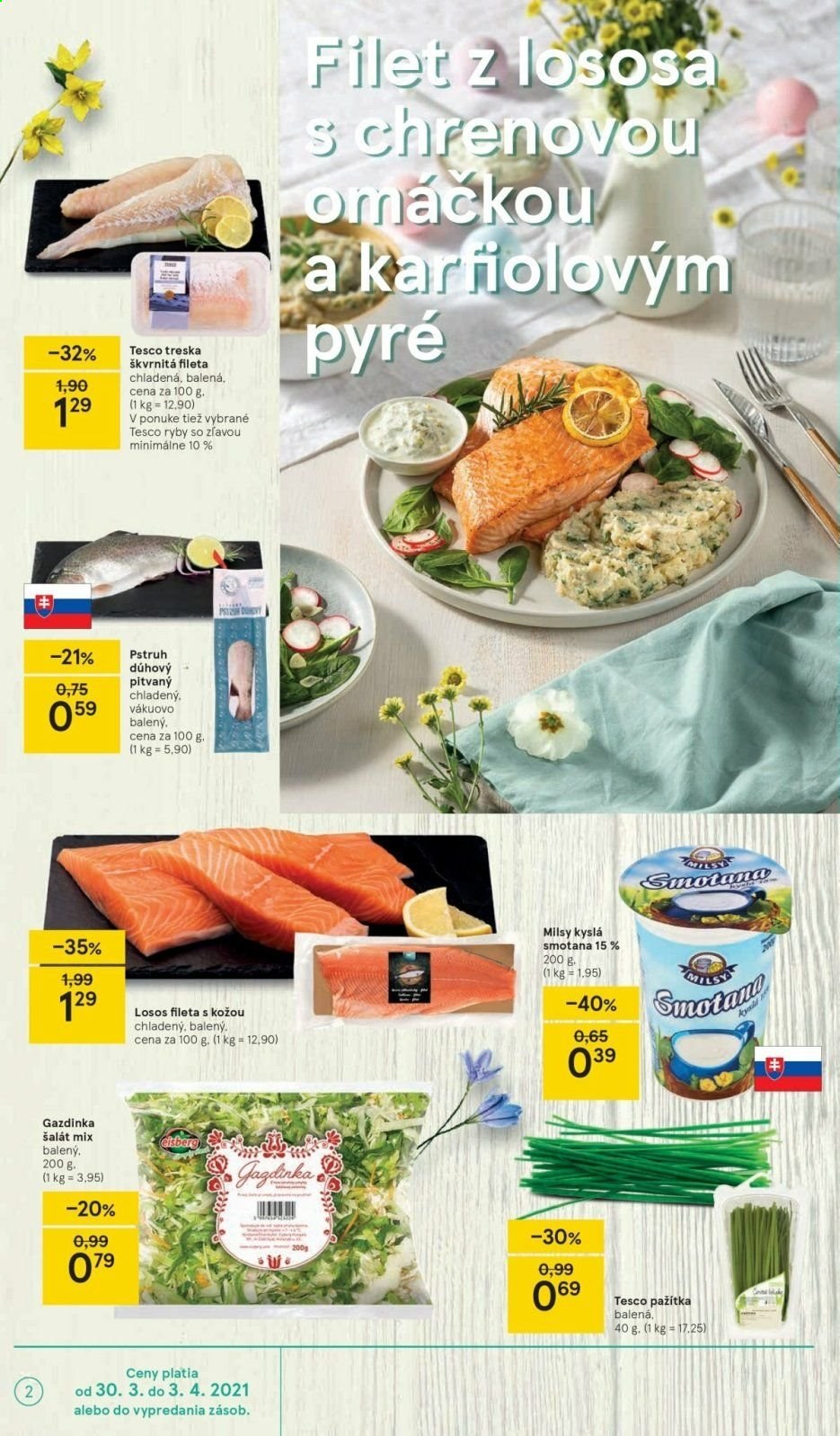 Leták TESCO - 30.3.2021 - 3.4.2021. Strana 2