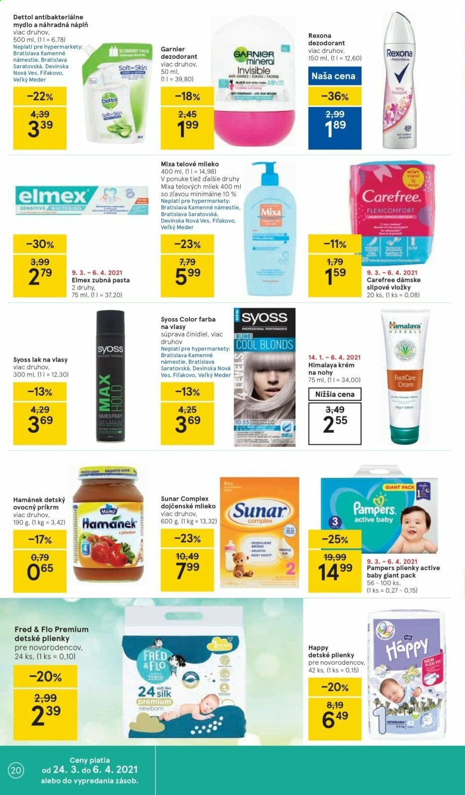 Leták TESCO - 30.3.2021 - 3.4.2021. Strana 20