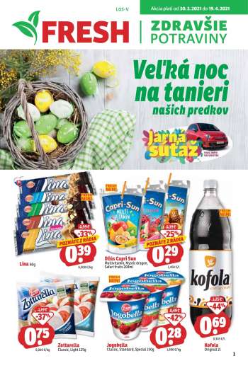 Leták FRESH - 30.3.2021 - 19.4.2021.