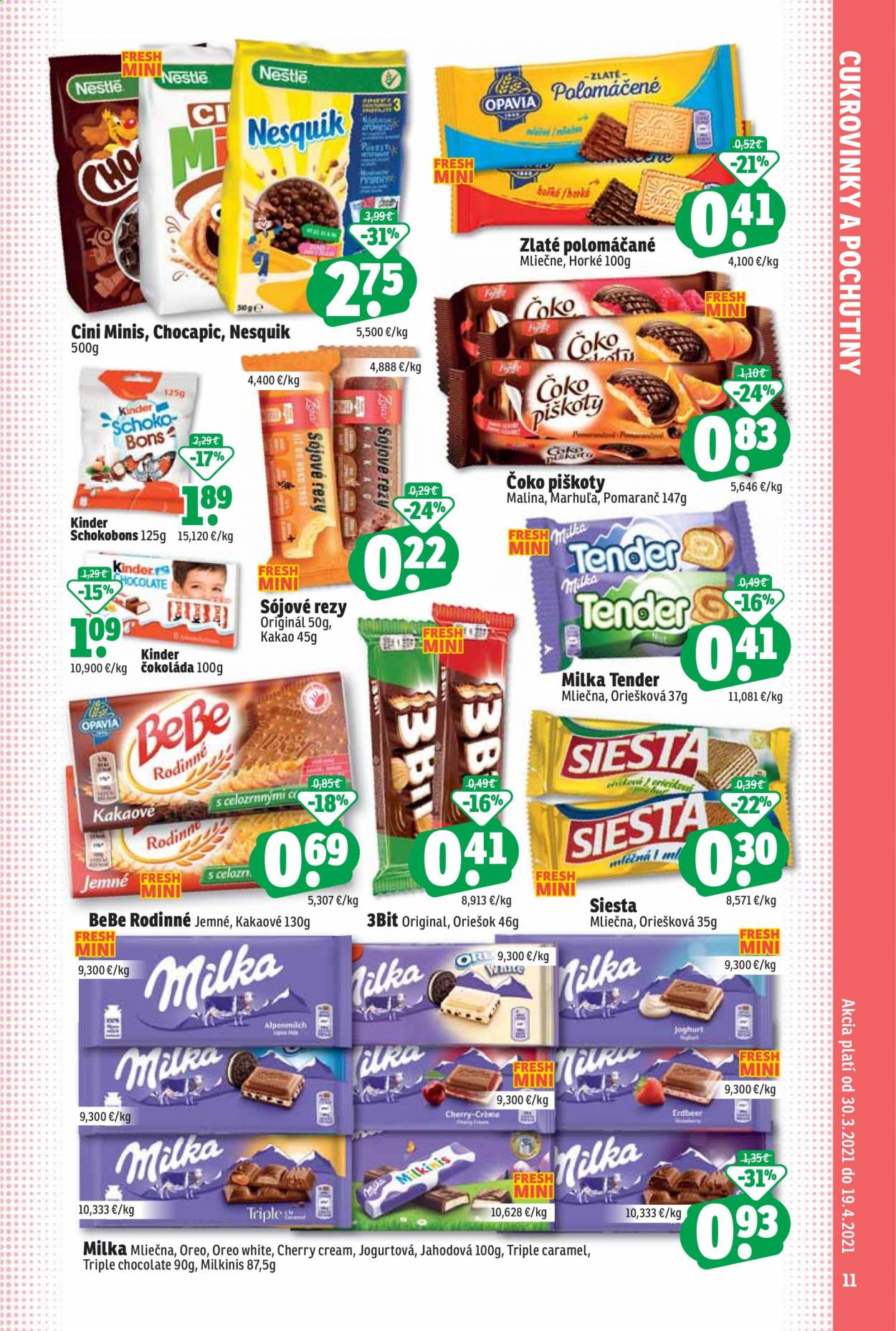 Leták FRESH - 30.3.2021 - 19.4.2021. Strana 11