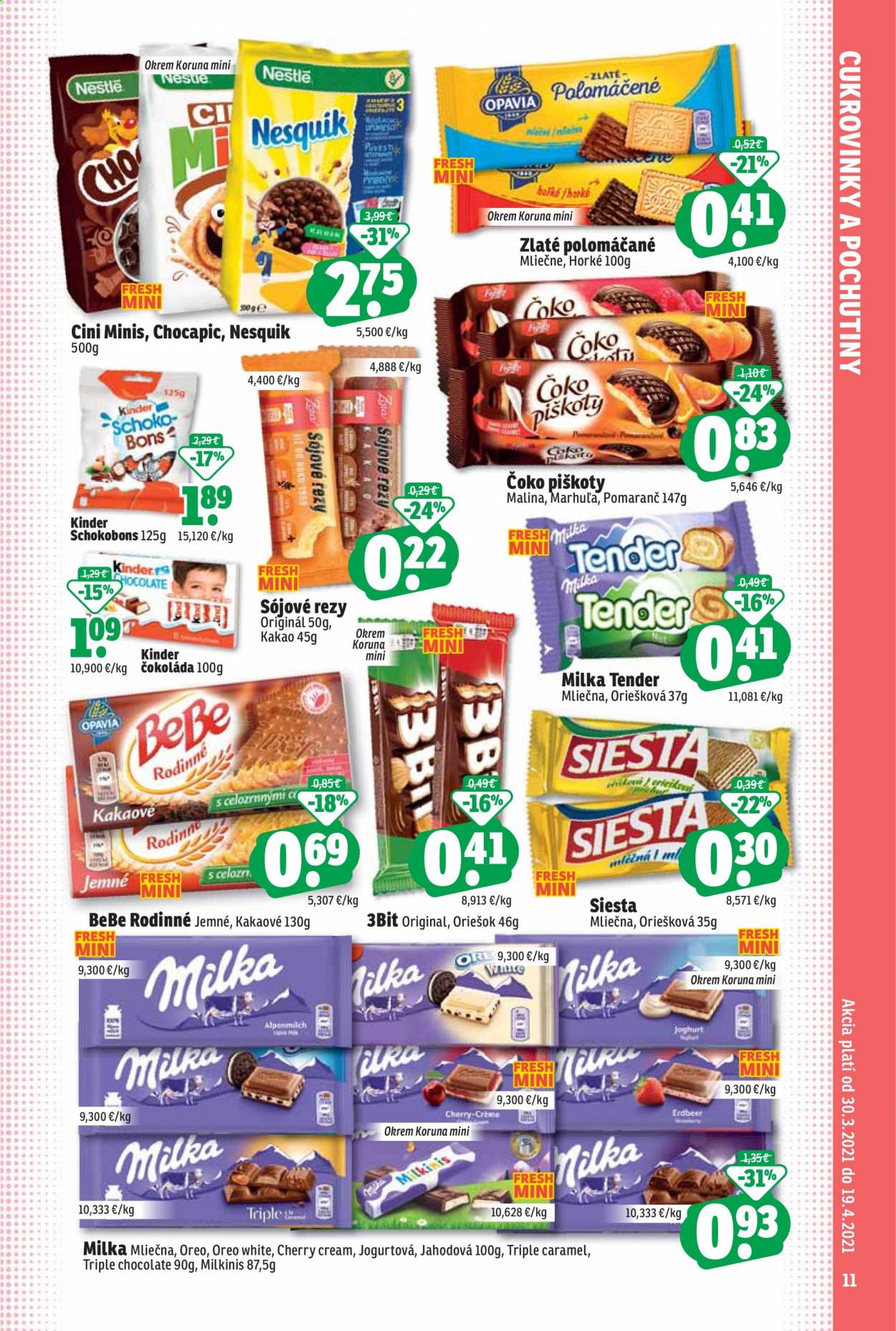 Leták FRESH - 30.3.2021 - 19.4.2021. Strana 11