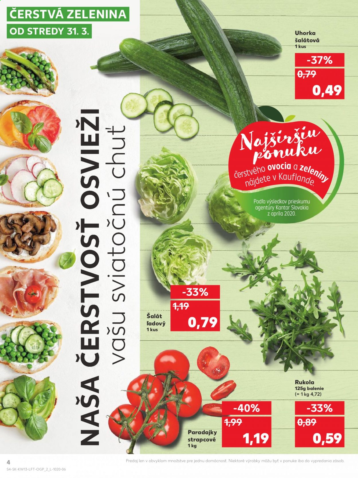 Leták Kaufland - 31.3.2021 - 7.4.2021. Strana 4