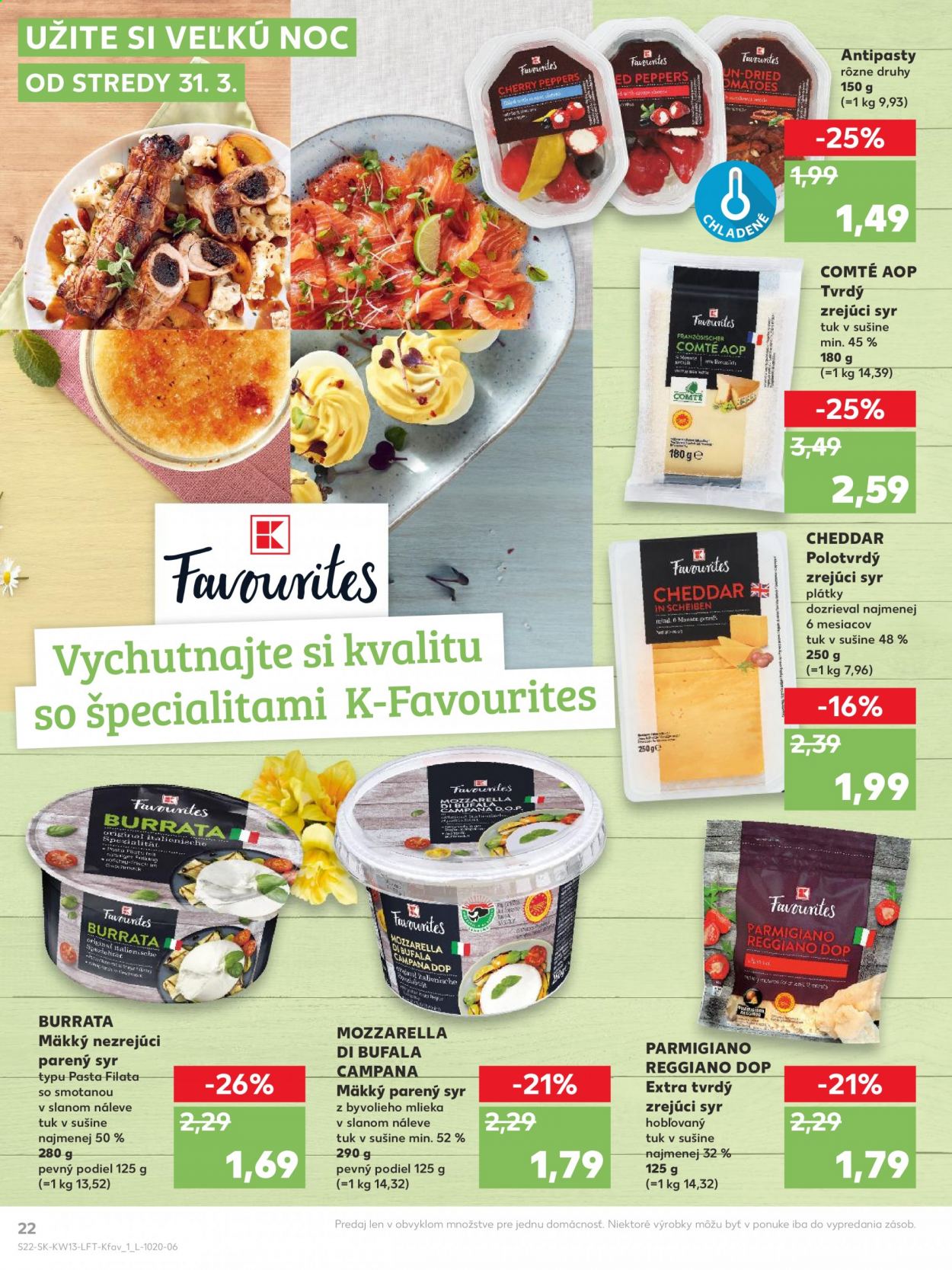 Leták Kaufland - 31.3.2021 - 7.4.2021. Strana 22