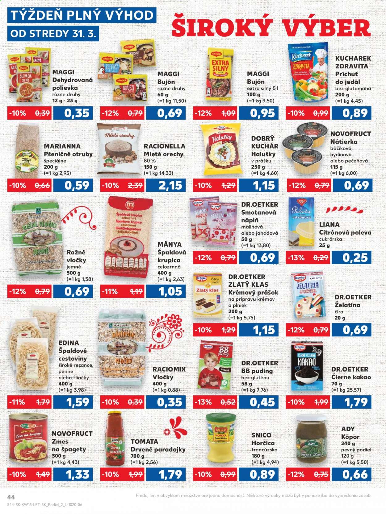 Leták Kaufland - 31.3.2021 - 7.4.2021. Strana 44
