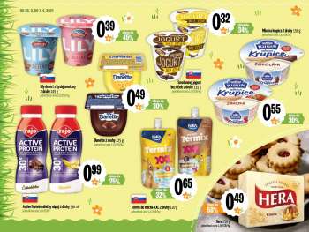 thumbnail - Danette 2 druhy 125 g jednotková cena 3,92 EUR/kg