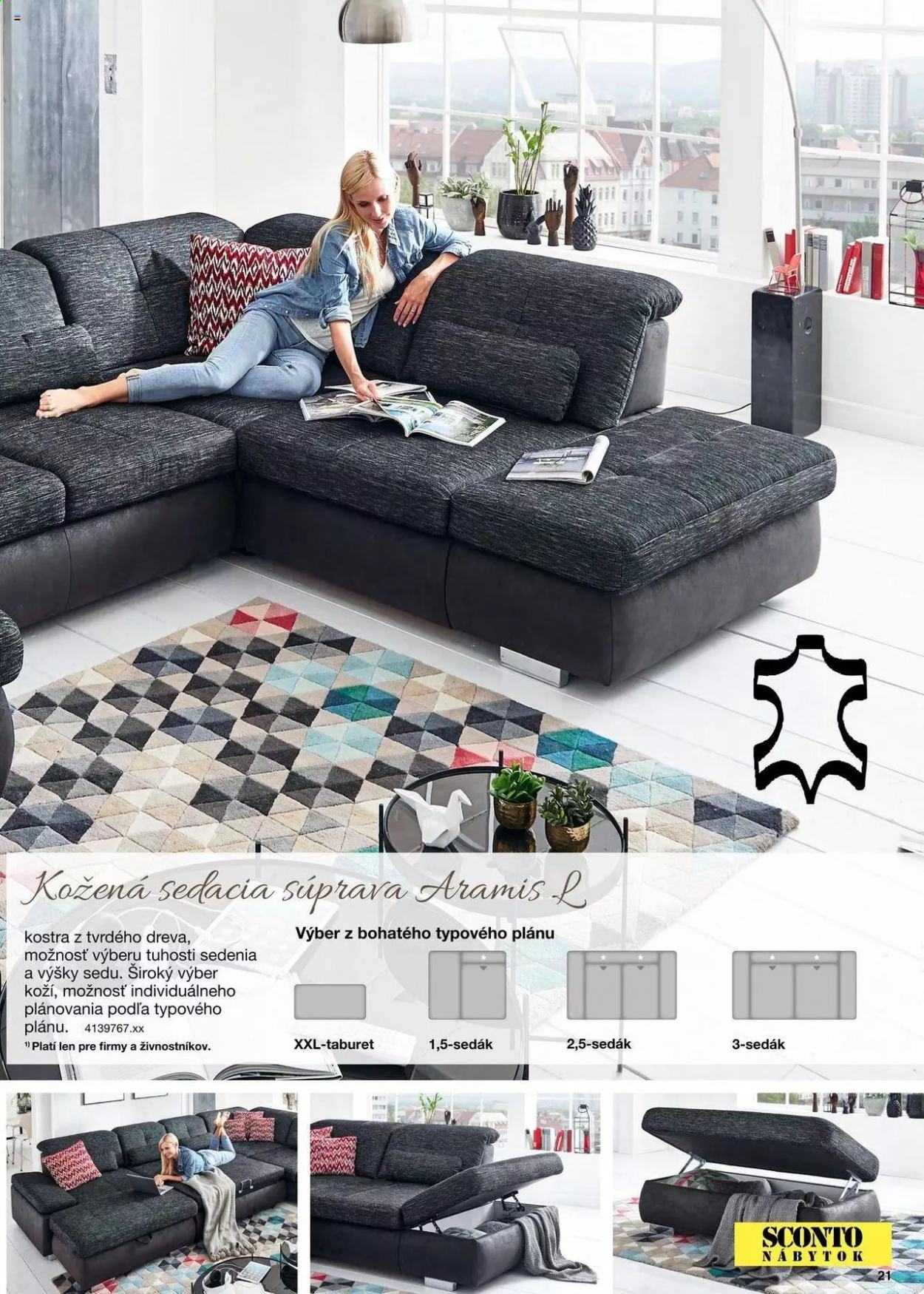 Leták Sconto nábytok. Strana 21