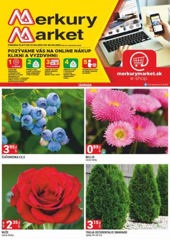 Leták Merkury Market - 1.4.2021 - 30.4.2021.