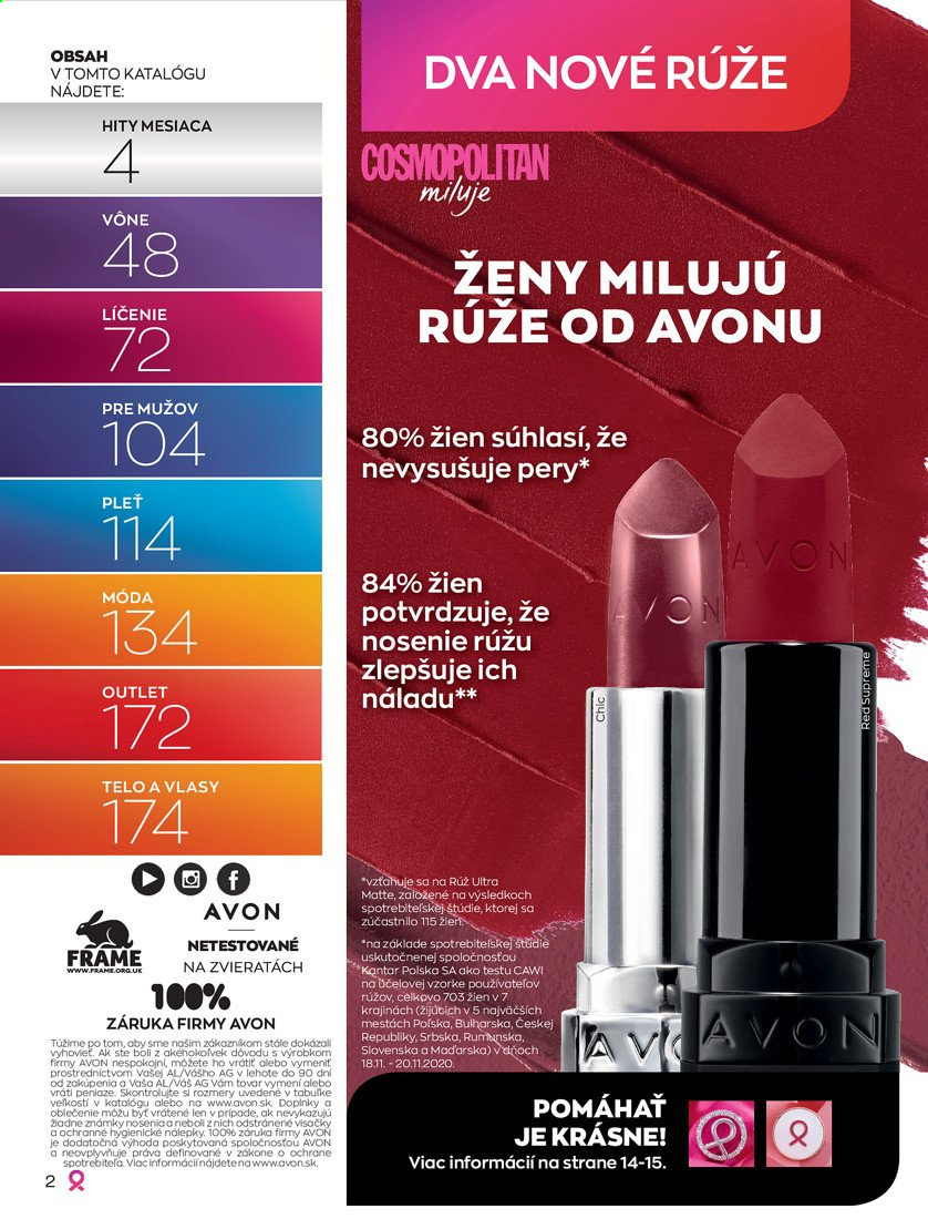 Leták Avon - 1.4.2021 - 30.4.2021. Strana 2