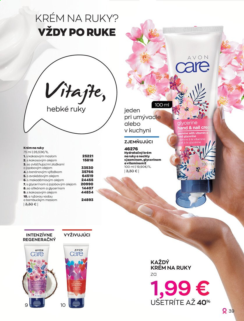 Leták Avon - 1.4.2021 - 30.4.2021. Strana 39