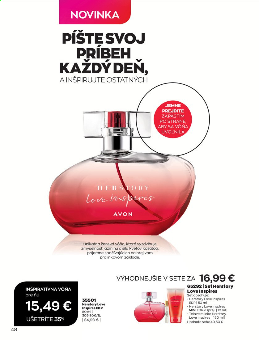 Leták Avon - 1.4.2021 - 30.4.2021. Strana 48