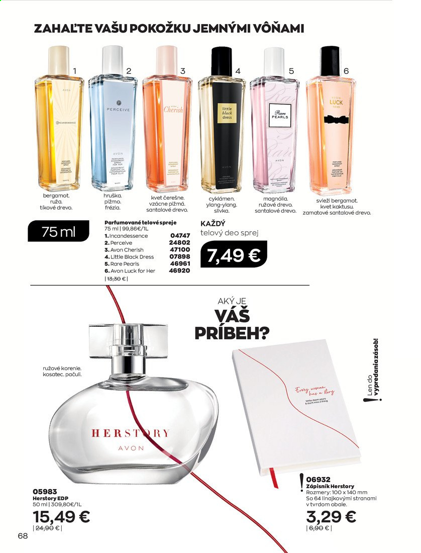 Leták Avon - 1.4.2021 - 30.4.2021. Strana 68