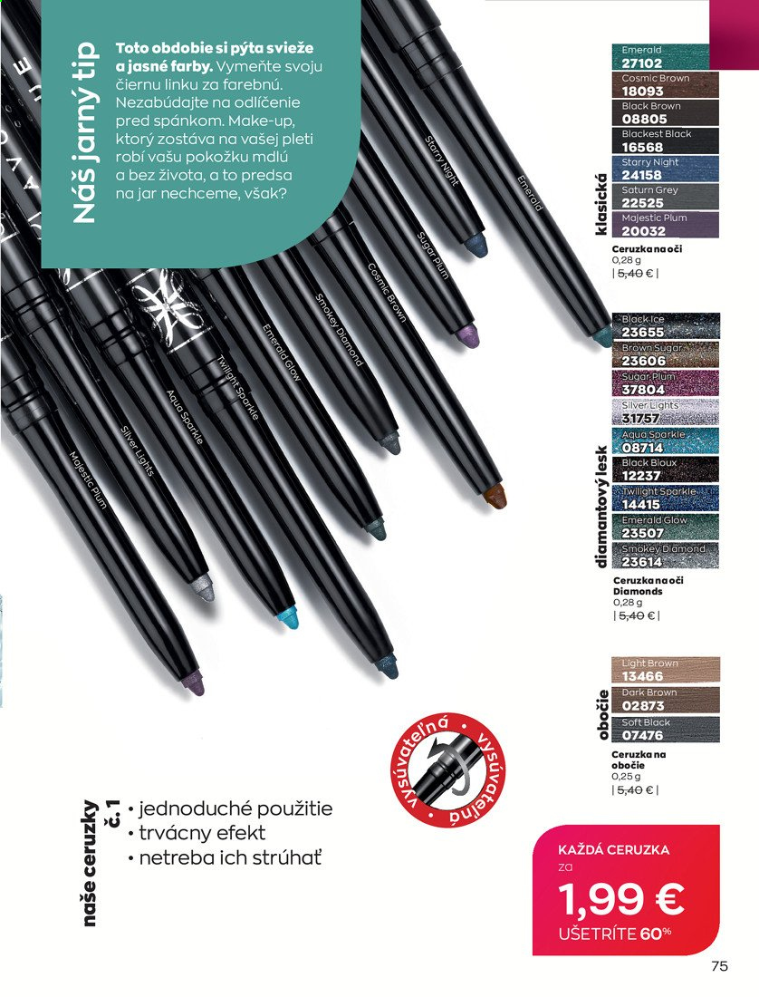 Leták Avon - 1.4.2021 - 30.4.2021. Strana 75