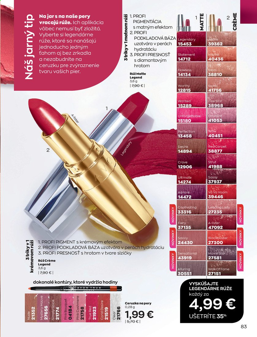 Leták Avon - 1.4.2021 - 30.4.2021. Strana 83