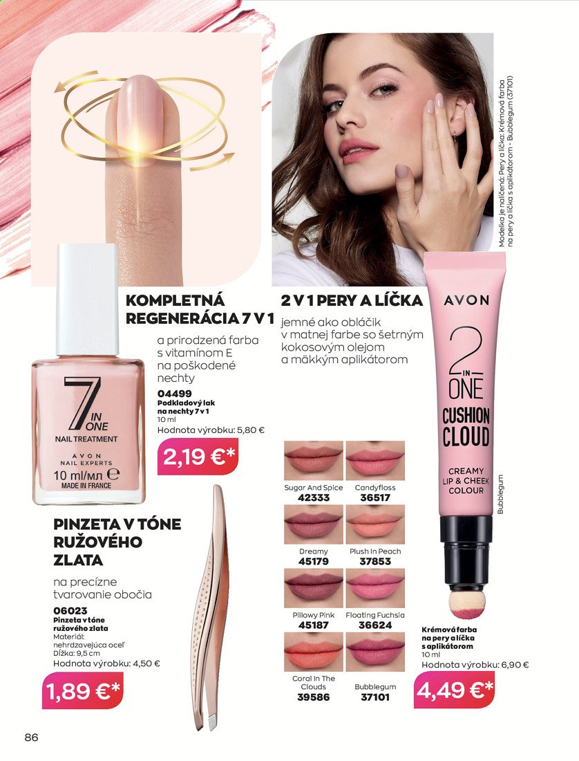 Leták Avon - 1.4.2021 - 30.4.2021. Strana 86