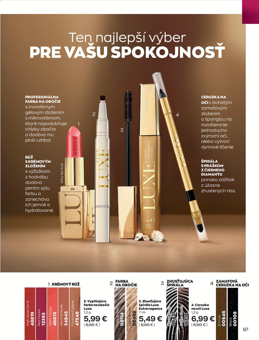 Leták Avon - 1.4.2021 - 30.4.2021. Strana 97