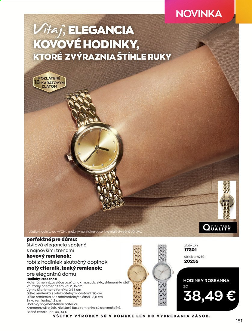 Leták Avon - 1.4.2021 - 30.4.2021. Strana 151
