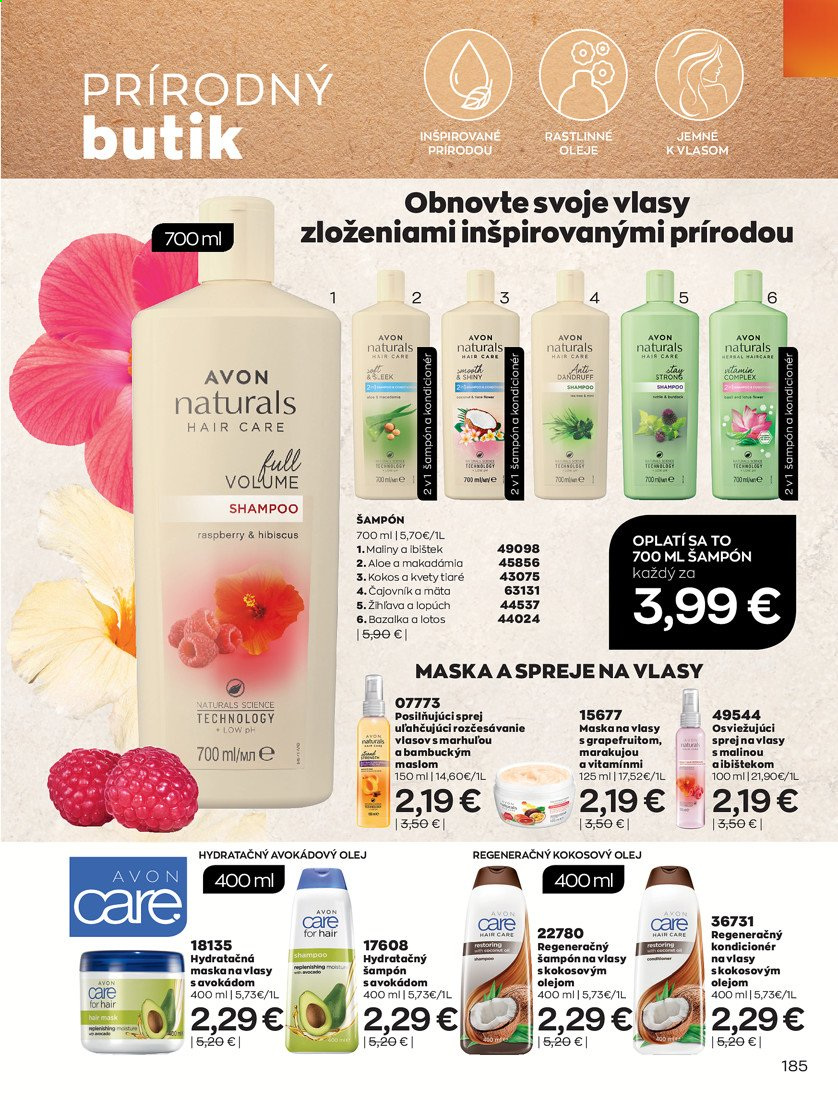 Leták Avon - 1.4.2021 - 30.4.2021. Strana 185