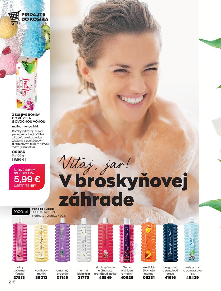 Leták Avon - 1.4.2021 - 30.4.2021. Strana 218