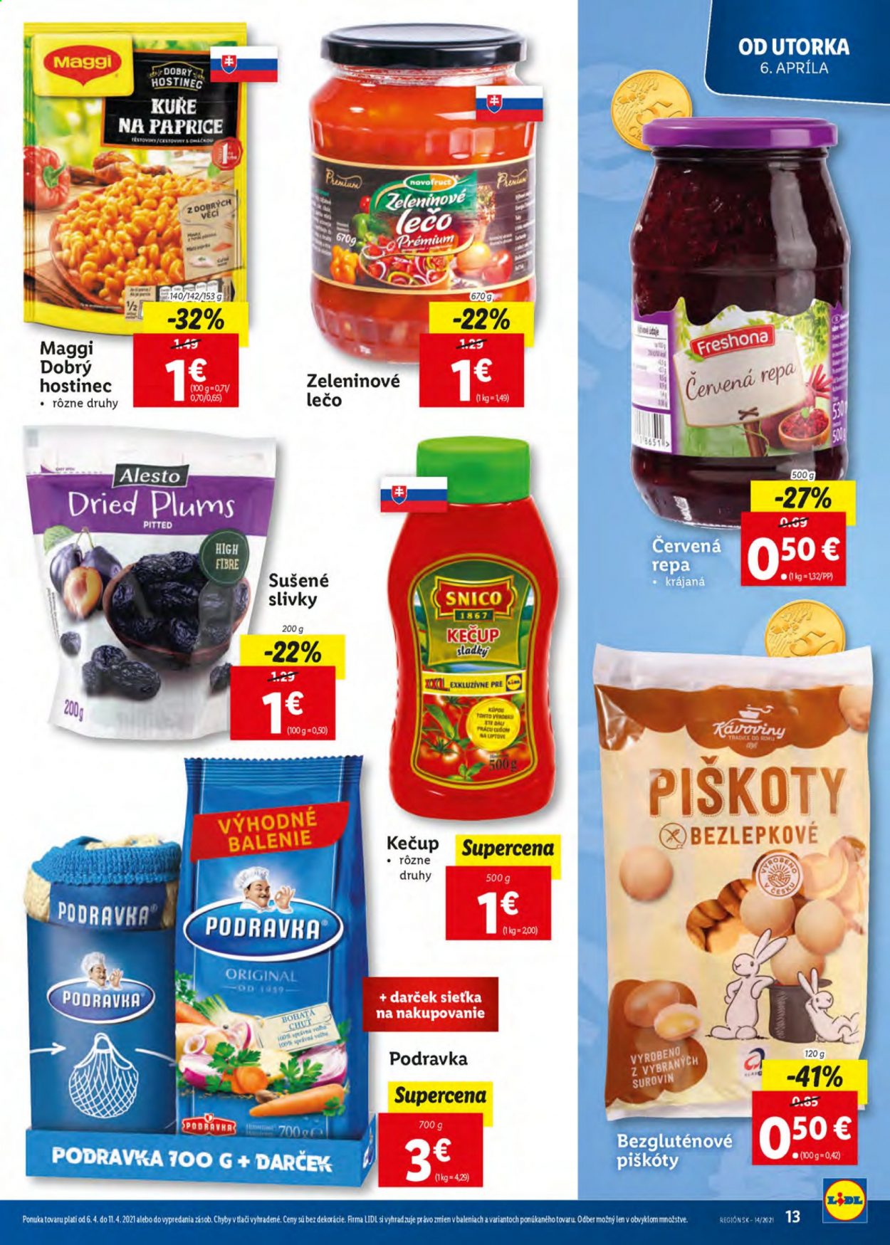 Leták Lidl - 6.4.2021 - 11.4.2021. Strana 13