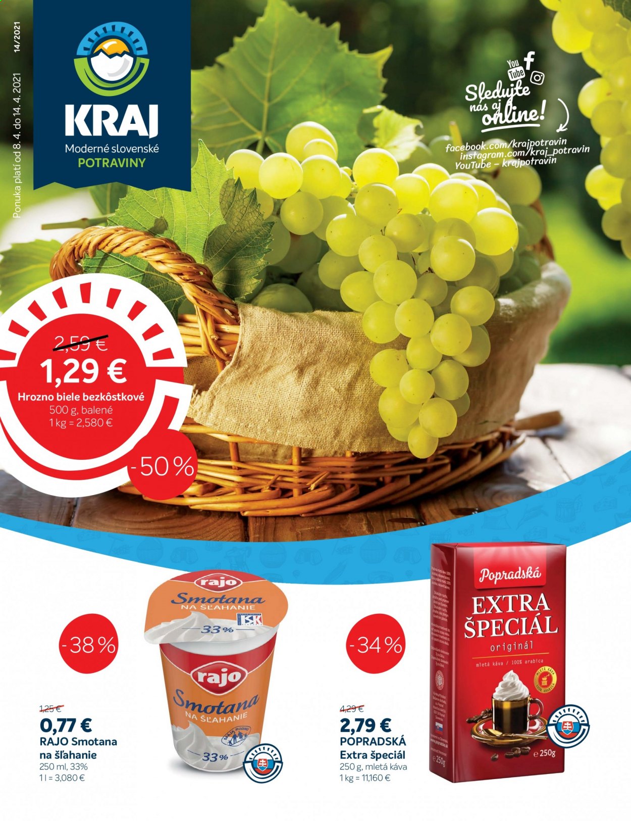 Leták Kraj - 8.4.2021 - 14.4.2021. Strana 1