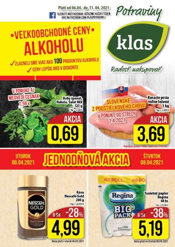 Leták Klas - 6.4.2021 - 11.4.2021.