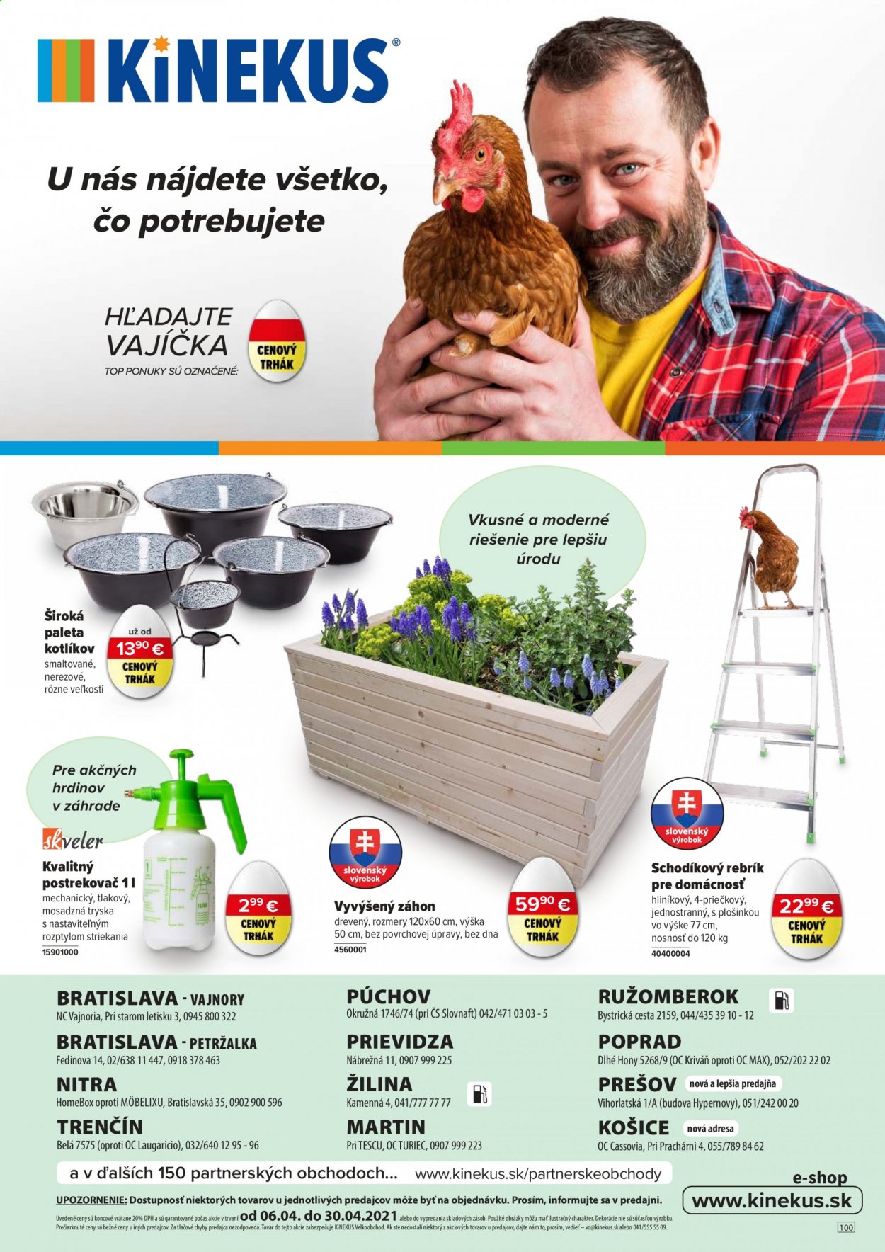 Leták Kinekus - 6.4.2021 - 30.4.2021. Strana 1