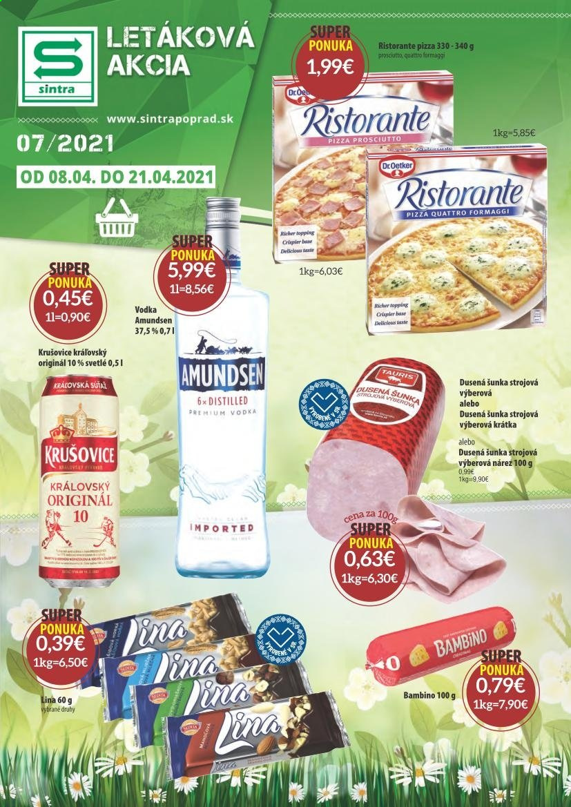 Leták Sintra - 8.4.2021 - 21.4.2021. Strana 1
