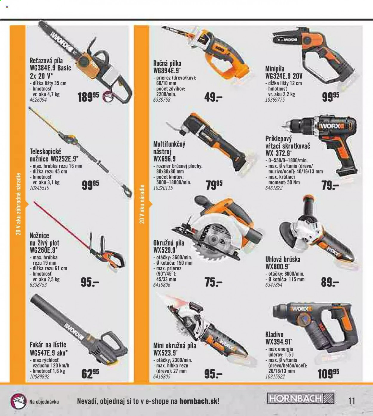 Leták Hornbach - 29.3.2021 - 29.6.2021. Strana 11