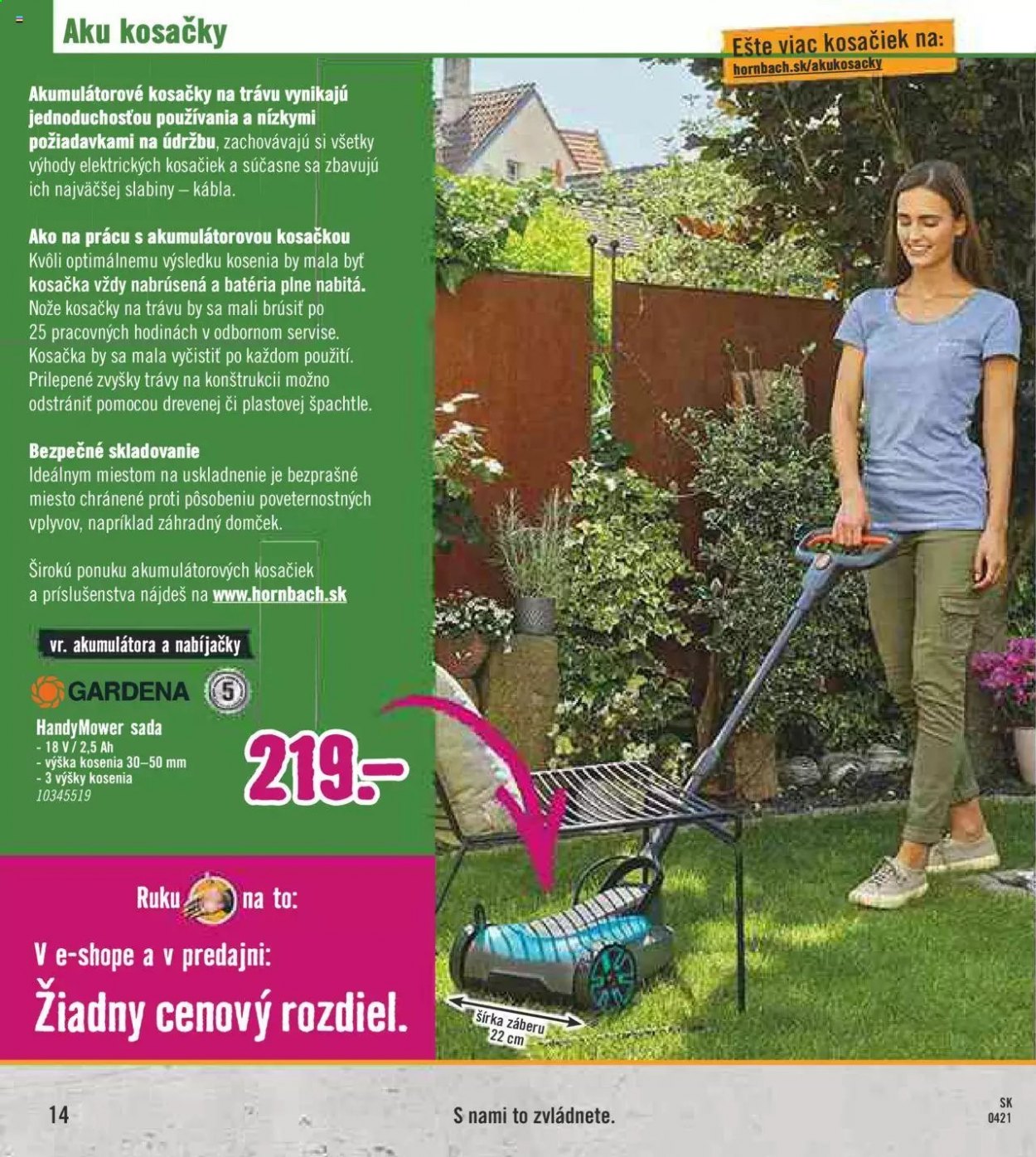 Leták Hornbach - 29.3.2021 - 29.6.2021. Strana 14