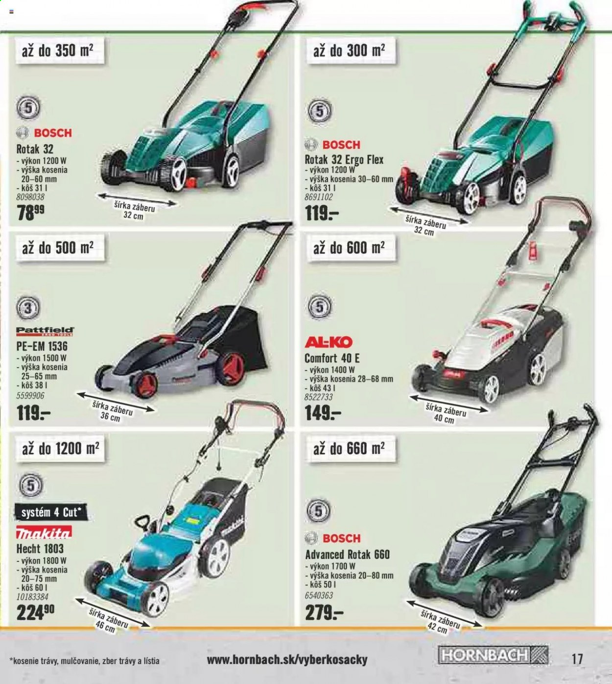 Leták Hornbach - 29.3.2021 - 29.6.2021. Strana 17