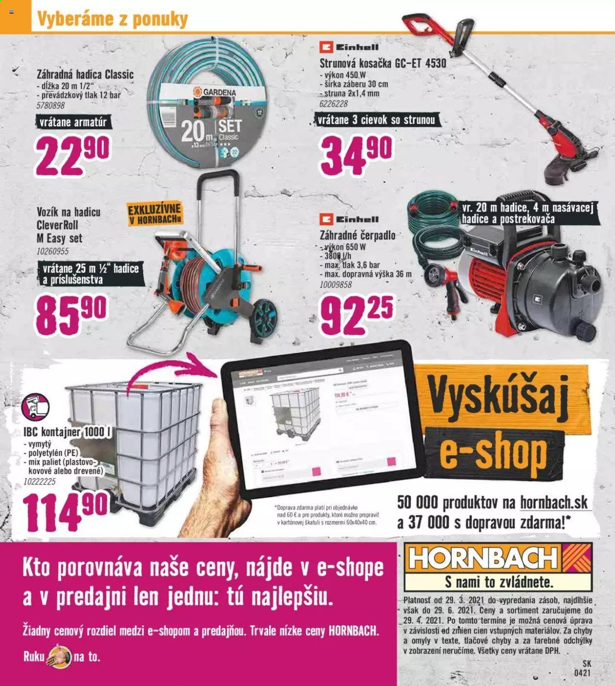 Leták Hornbach - 29.3.2021 - 29.6.2021. Strana 40