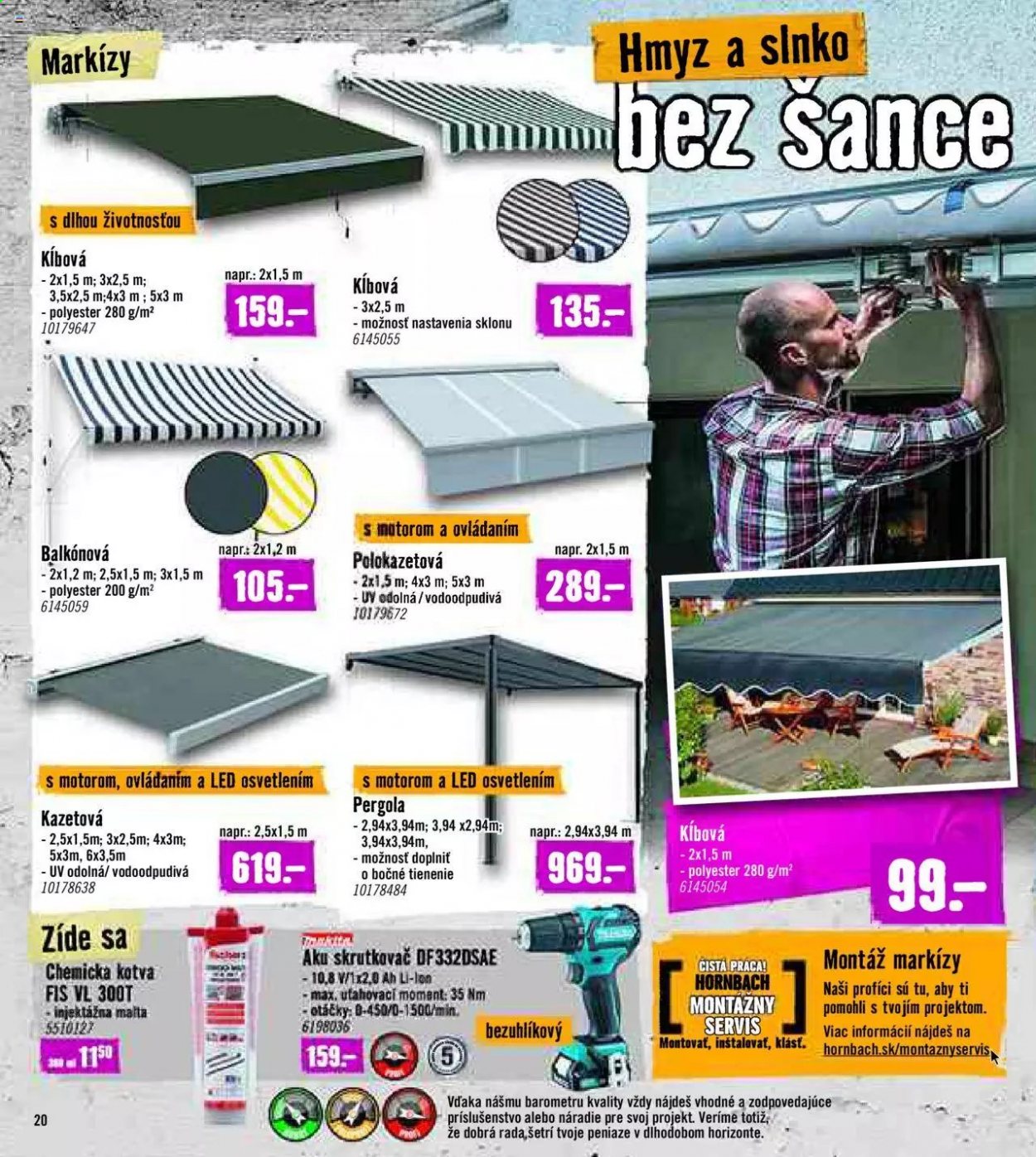 Leták Hornbach - 31.3.2021 - 27.4.2021. Strana 8