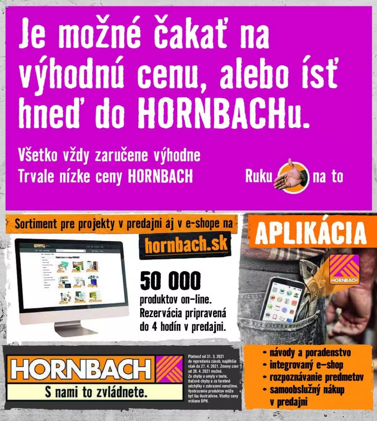 Leták Hornbach - 31.3.2021 - 27.4.2021. Strana 12