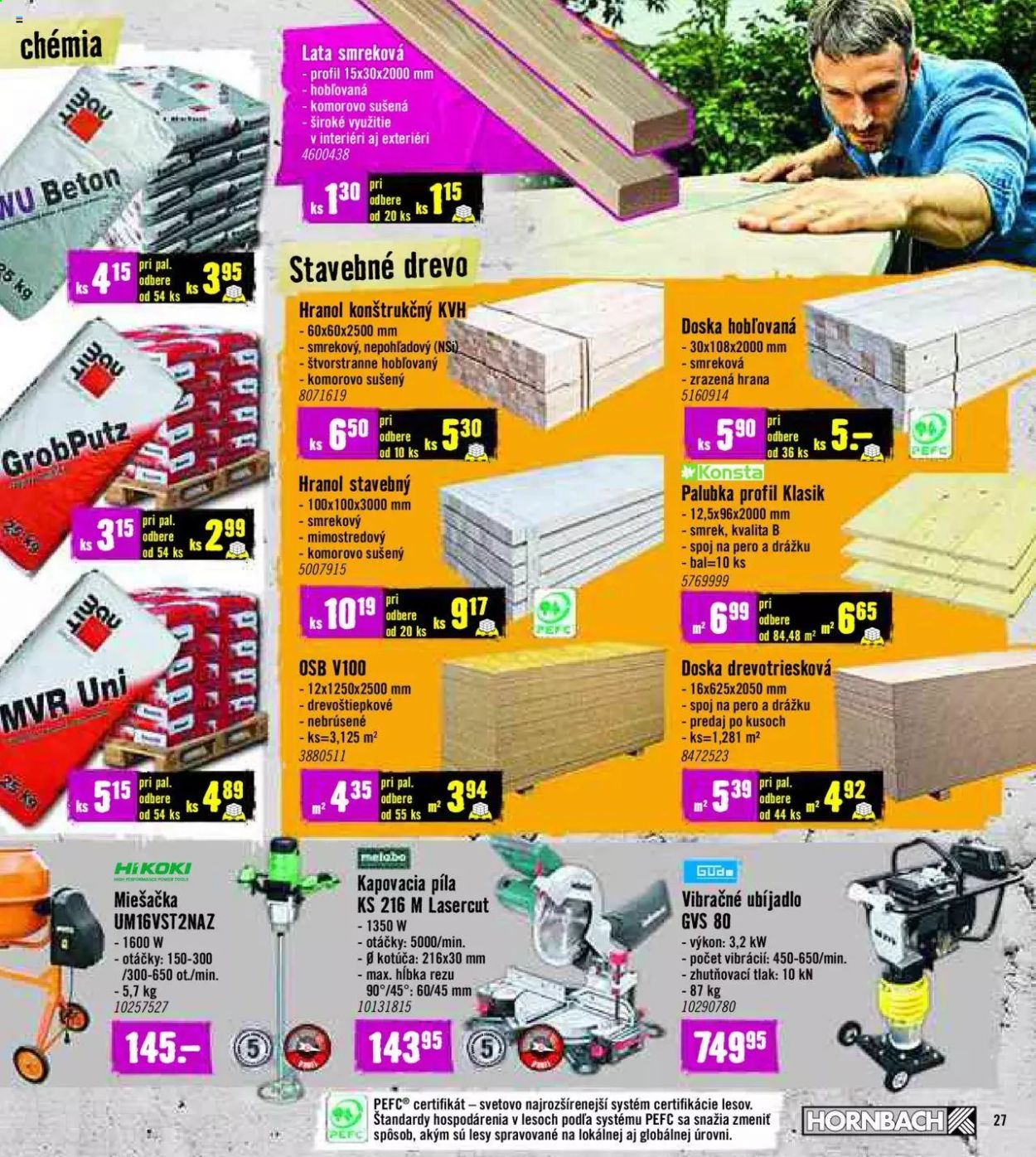Leták Hornbach - 31.3.2021 - 27.4.2021. Strana 3