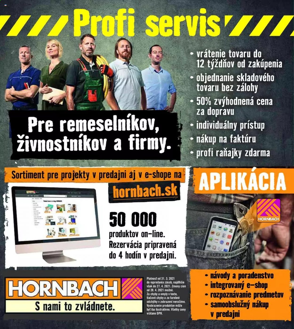 Leták Hornbach - 31.3.2021 - 27.4.2021. Strana 10