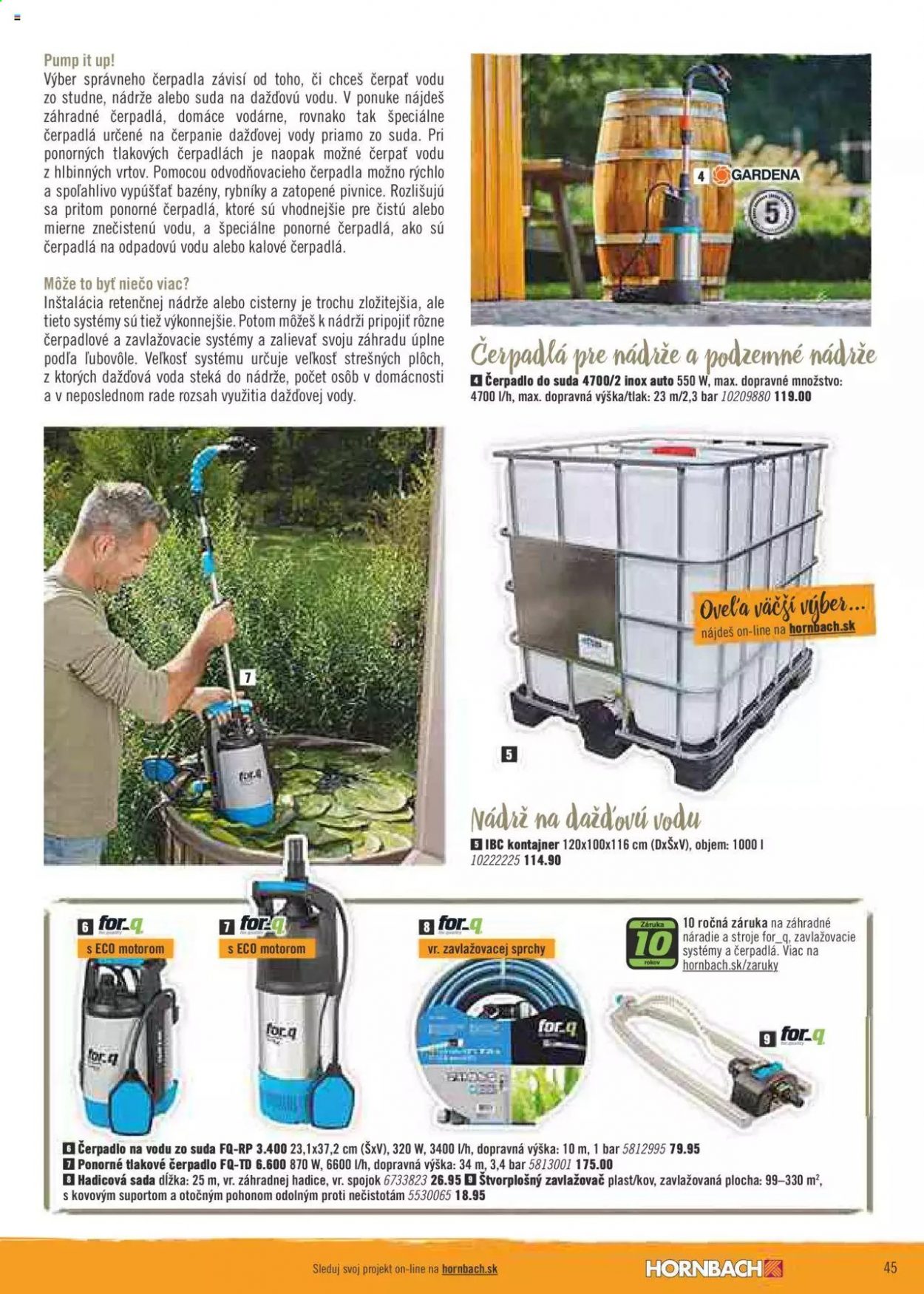 Leták Hornbach - 7.4.2021 - 7.5.2021. Strana 45