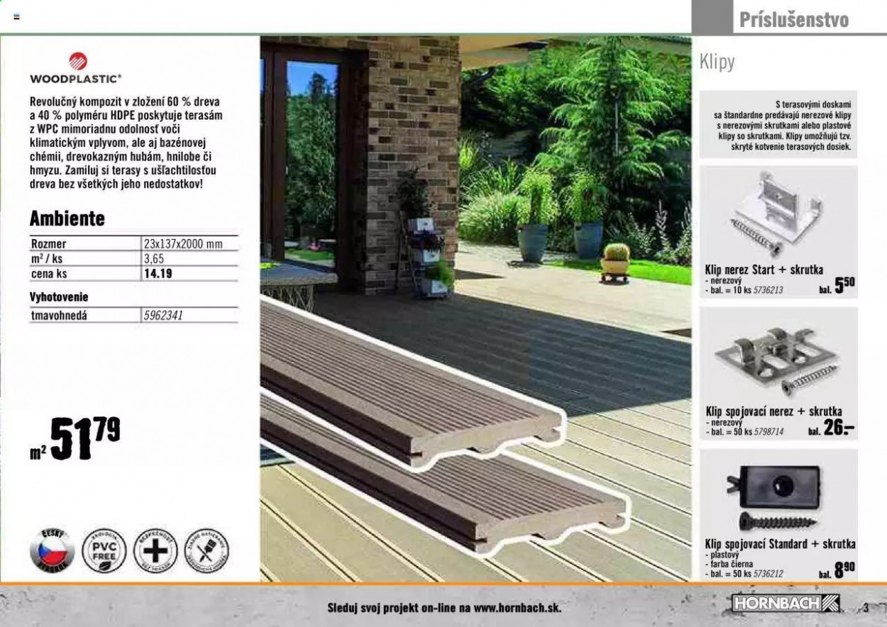 Leták Hornbach - 19.3.2021 - 19.6.2021. Strana 3