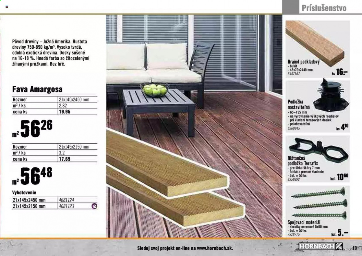 Leták Hornbach - 19.3.2021 - 19.6.2021. Strana 19