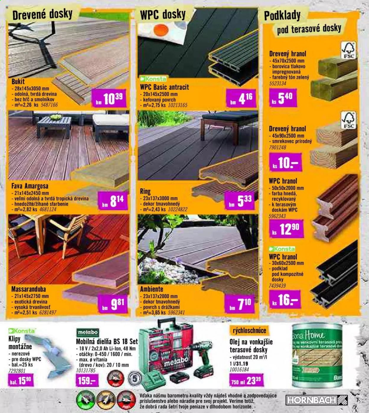 Leták Hornbach - 31.3.2021 - 27.4.2021. Strana 3
