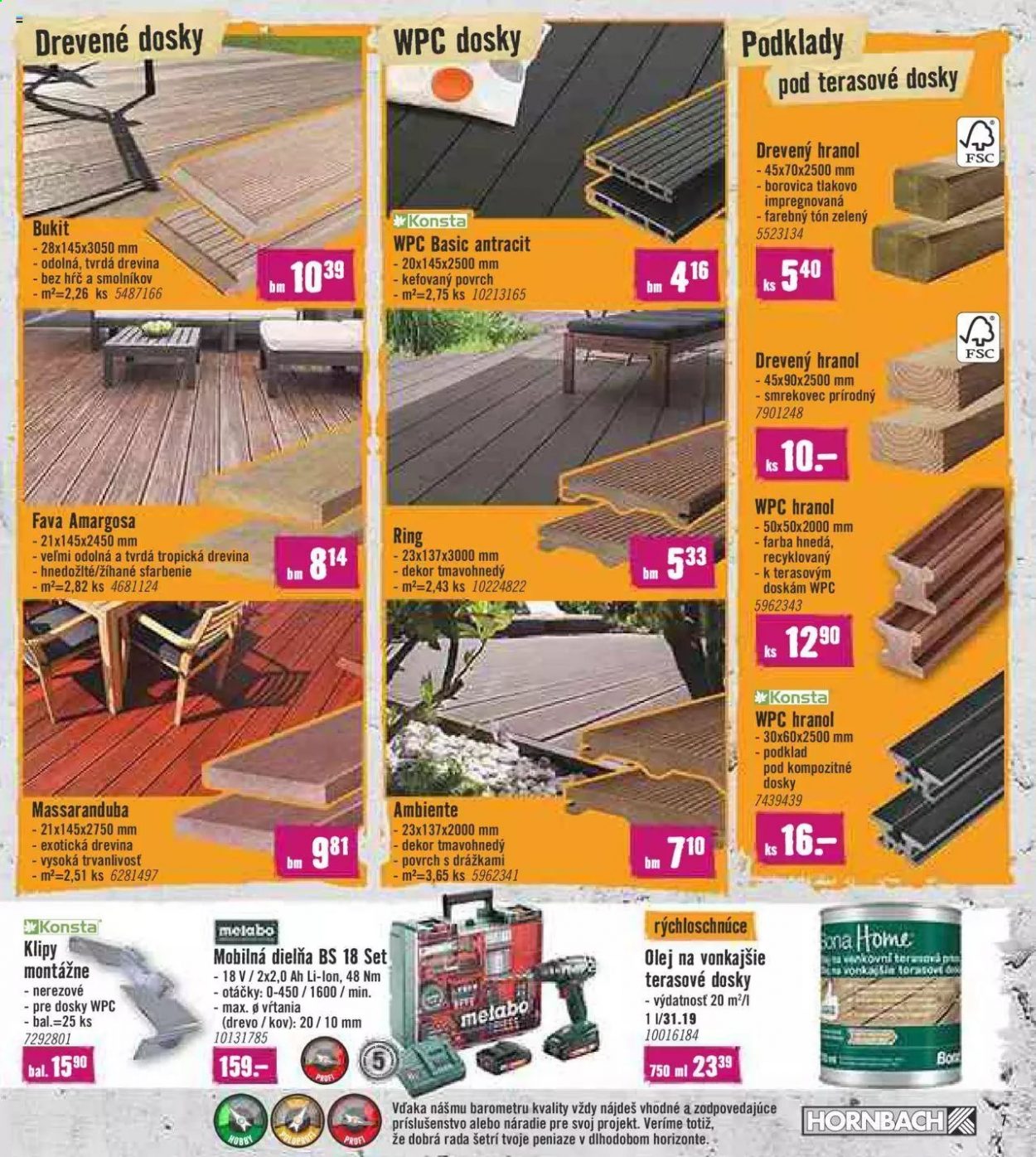 Leták Hornbach - 31.3.2021 - 27.4.2021. Strana 7