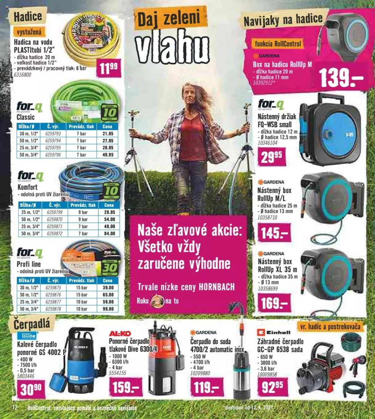 Leták Hornbach - 31.3.2021 - 27.4.2021. Strana 12
